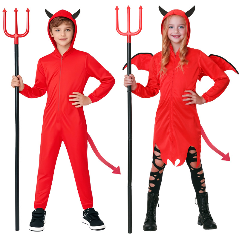 Musical Instrument Trumpet - Fantasia de Halloween Diabo Vermelho para