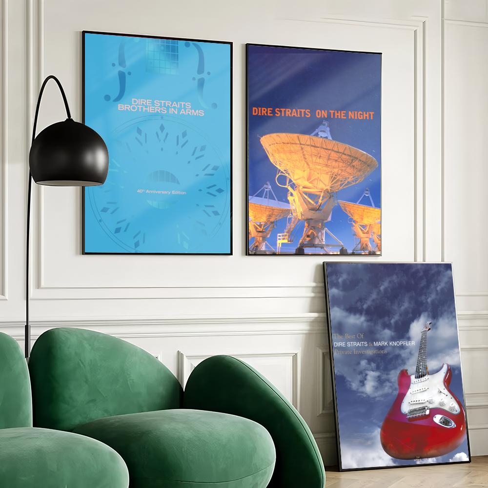 Musical Instrument Poster - Pôster de banda de rock D-Dire