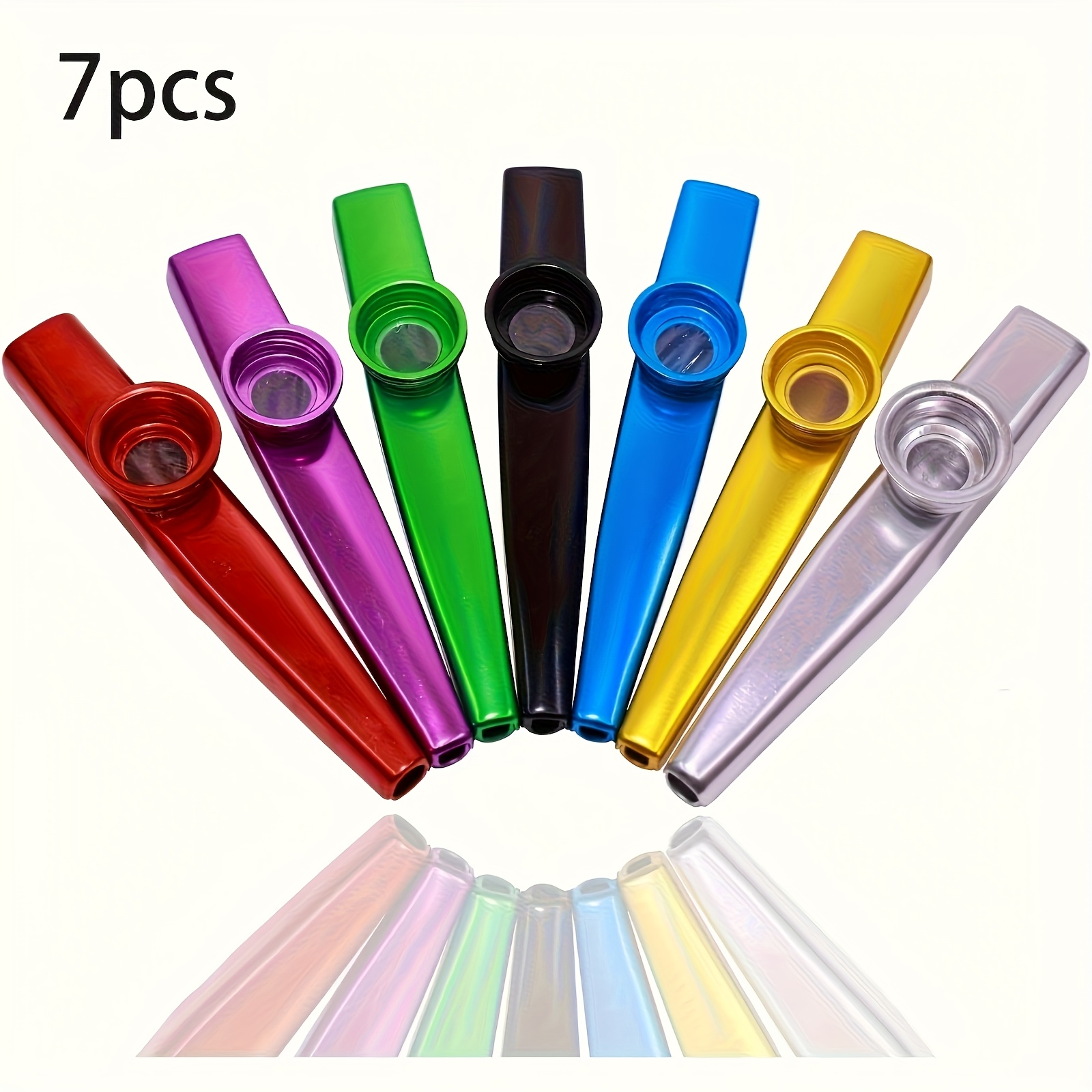 Musical Instrument Gif - 7 pçs metal kazoos design simples