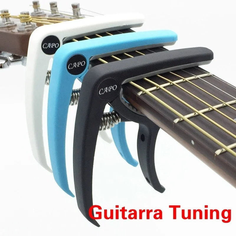 Musical Instrument Gif - Capo de guitarra de plástico para