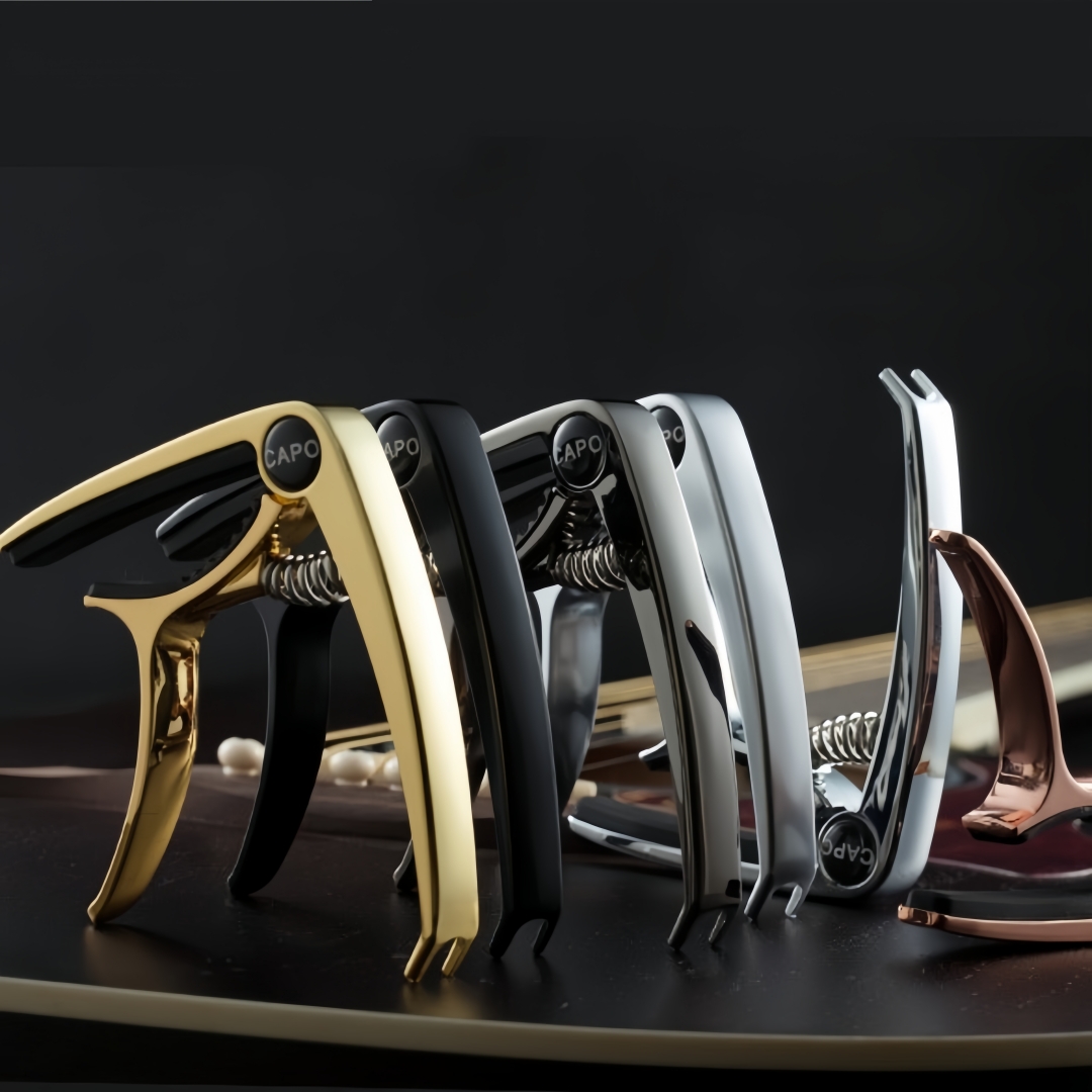Musical Instrument Gif - Alumínio Alloy Guitar Capo, Guitar Tuner,