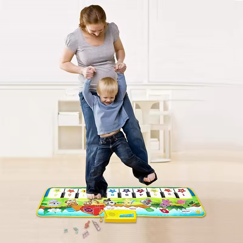 Musical Instrument No Touch - Tapete Musical Sensorial para Bebês, Tapete