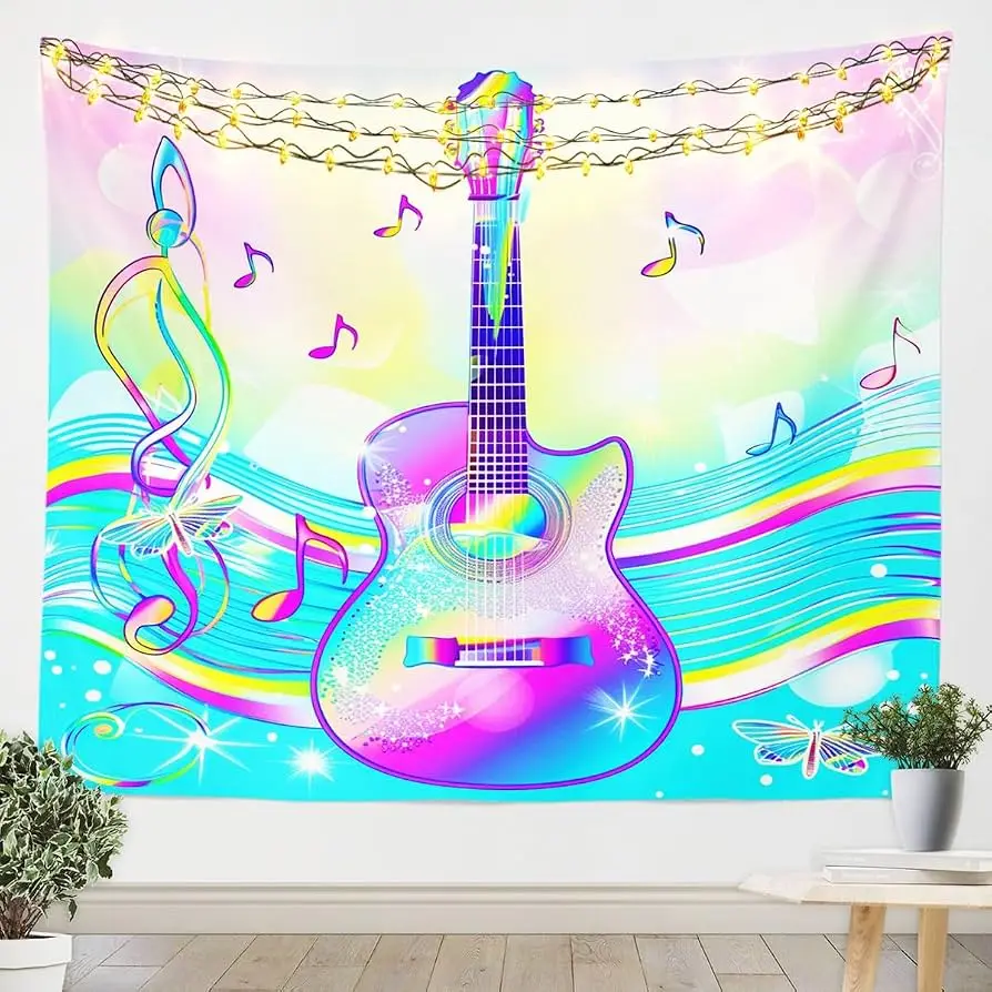 Tapeçaria de Guitarra, Instrum - Musical Instrument Poster avaliação e preço