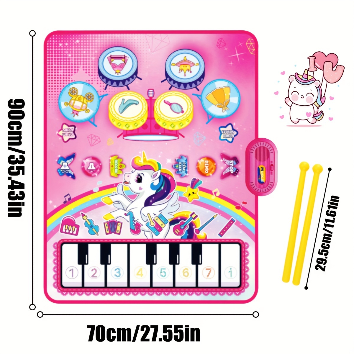 Tapete de jogo sensorial de mú - Musical Instrument No Touch avaliação e preço