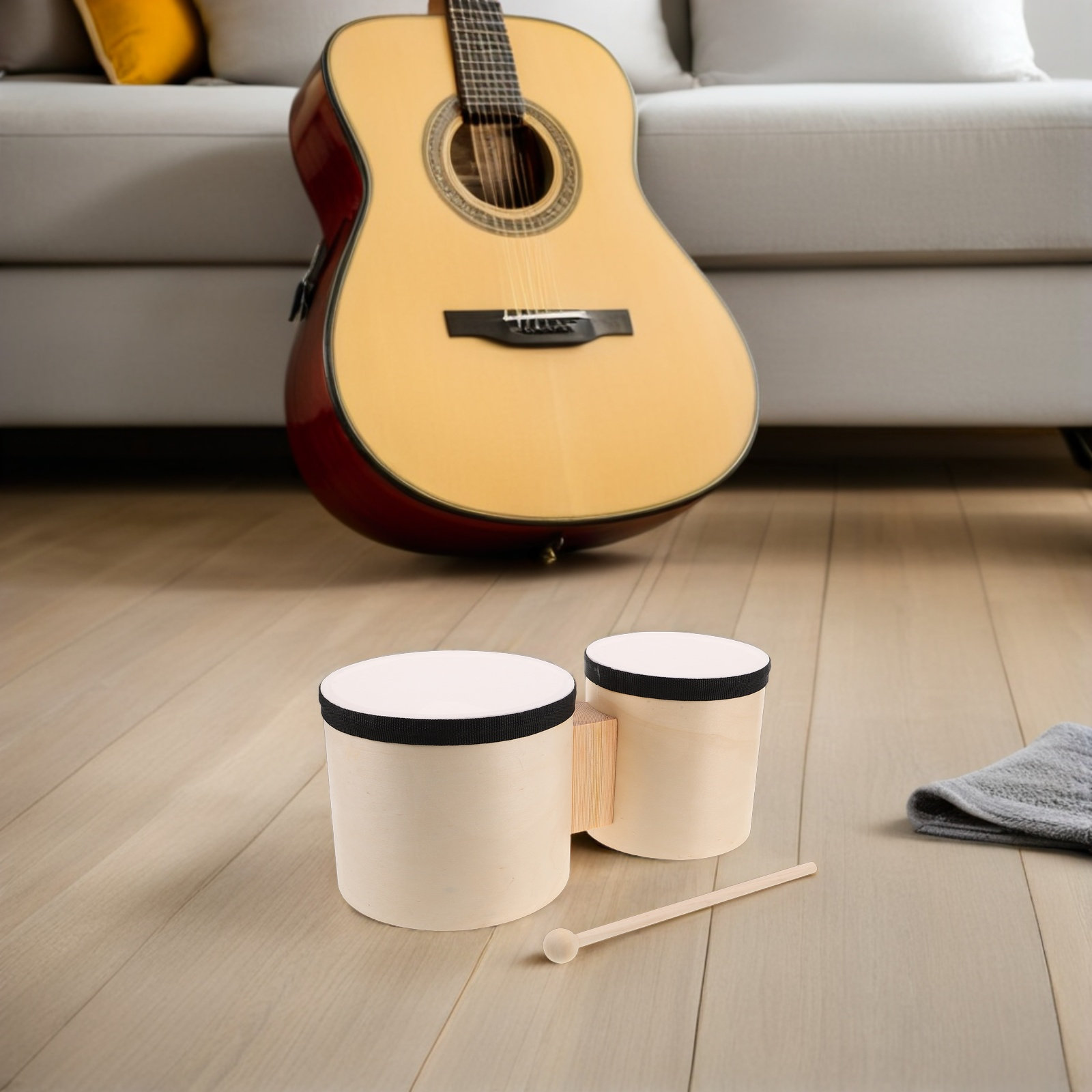 1 conjunto de bongos de nível  - Musical Instrument With Hand avaliação e preço