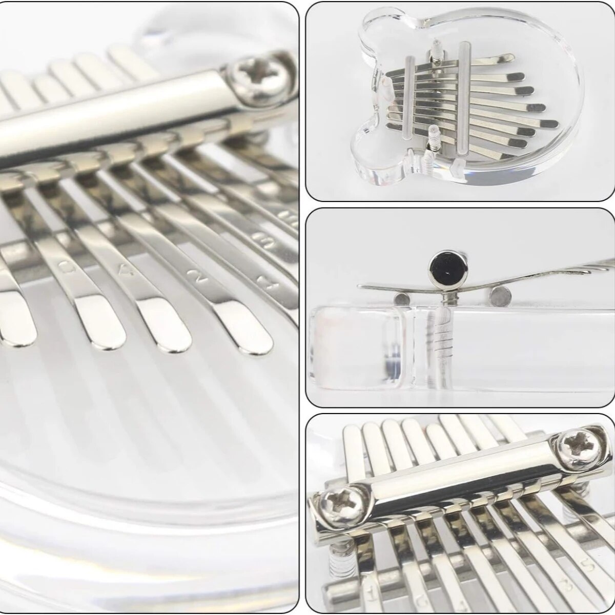 Miwayer 8 teclas mini kalimba  - Musical Instrument Balalaika avaliação e preço