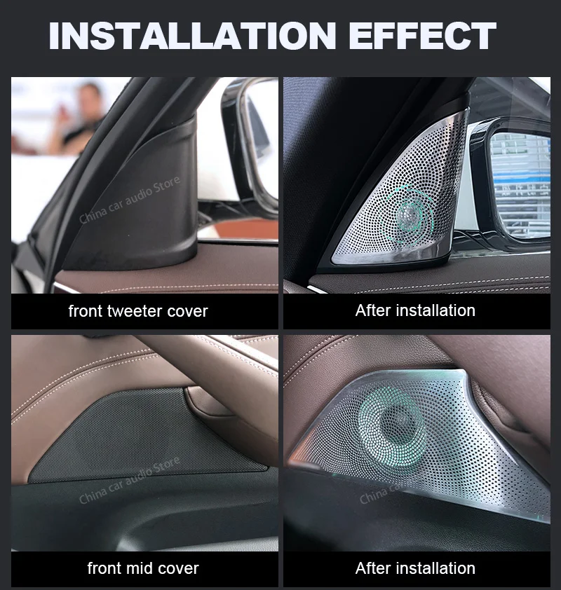 Capa de Tweeter LED para Carro - Musical Instrument Trumpet avaliação e preço