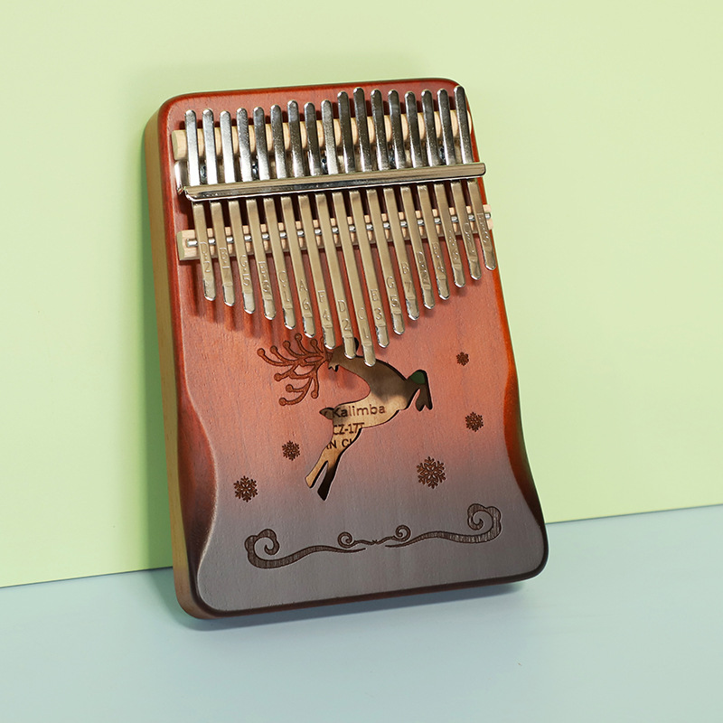 Kalimba de 21 teclas em mogno, - Musical Instrument Balalaika avaliação e preço