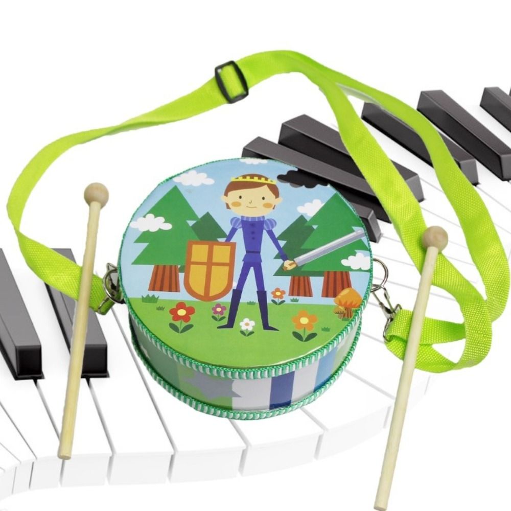 Tambor Infantil de Madeira com - Musical Instrument With Hand avaliação e preço