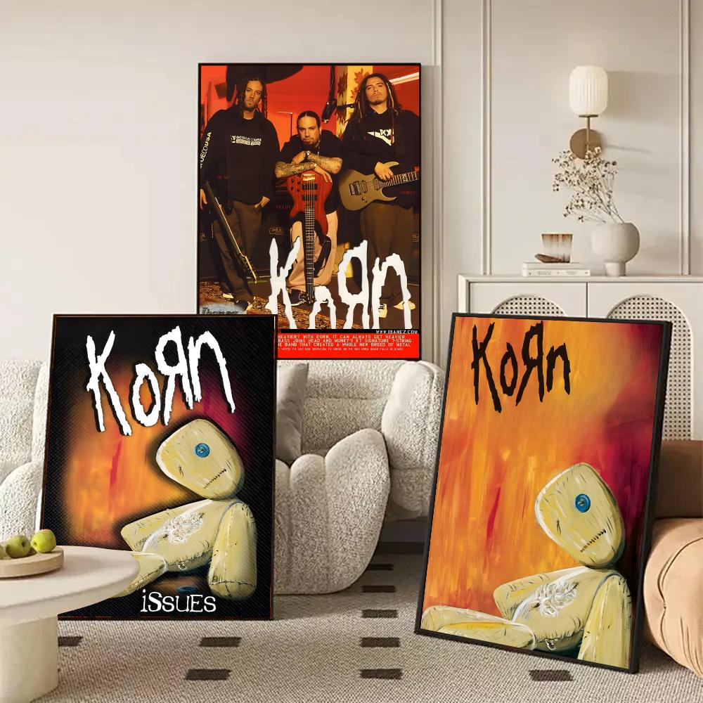 Pôster da Banda de Rock KKK-Ko - Musical Instrument Poster avaliação e preço