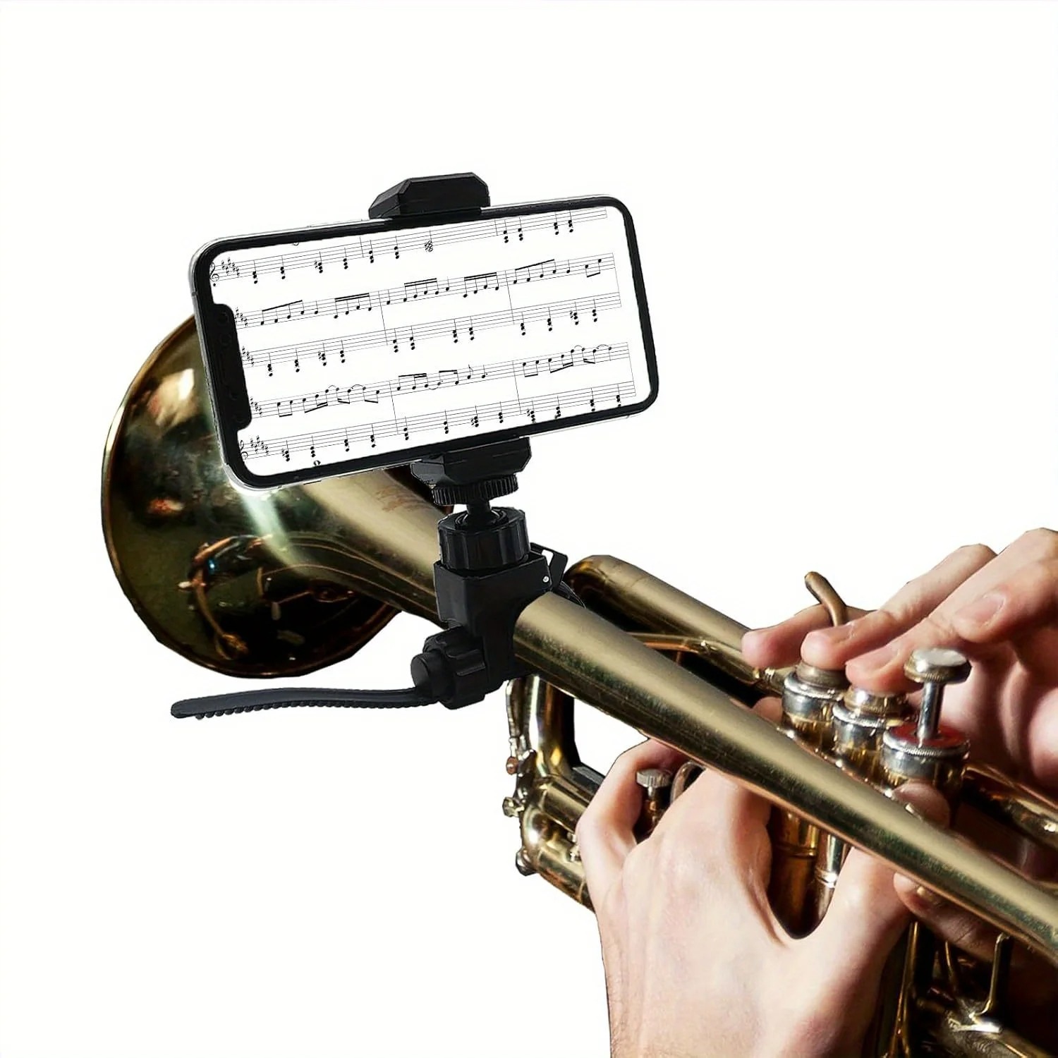 Suporte de Telefone com Clipe  - Musical Instrument Trumpet avaliação e preço