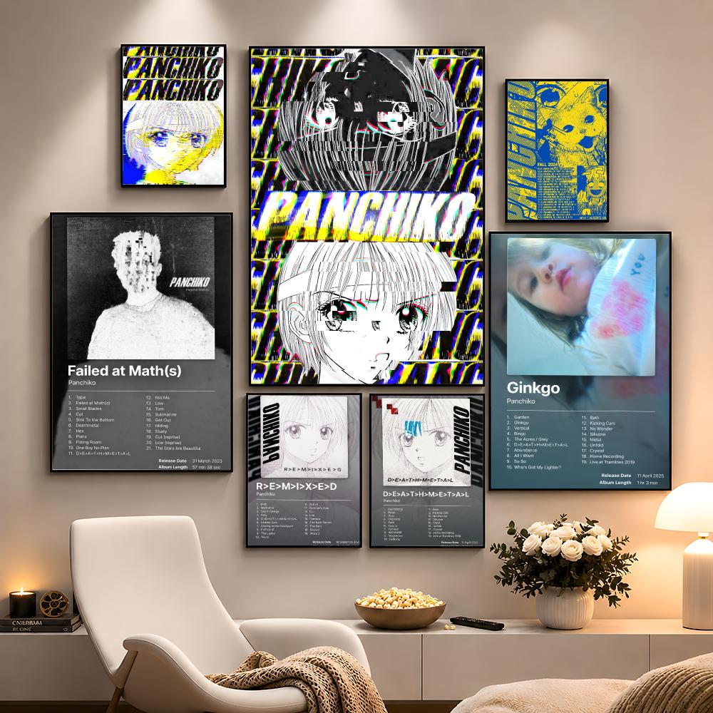 Pôster Band Panchiko Indie Roc - Musical Instrument Poster avaliação e preço