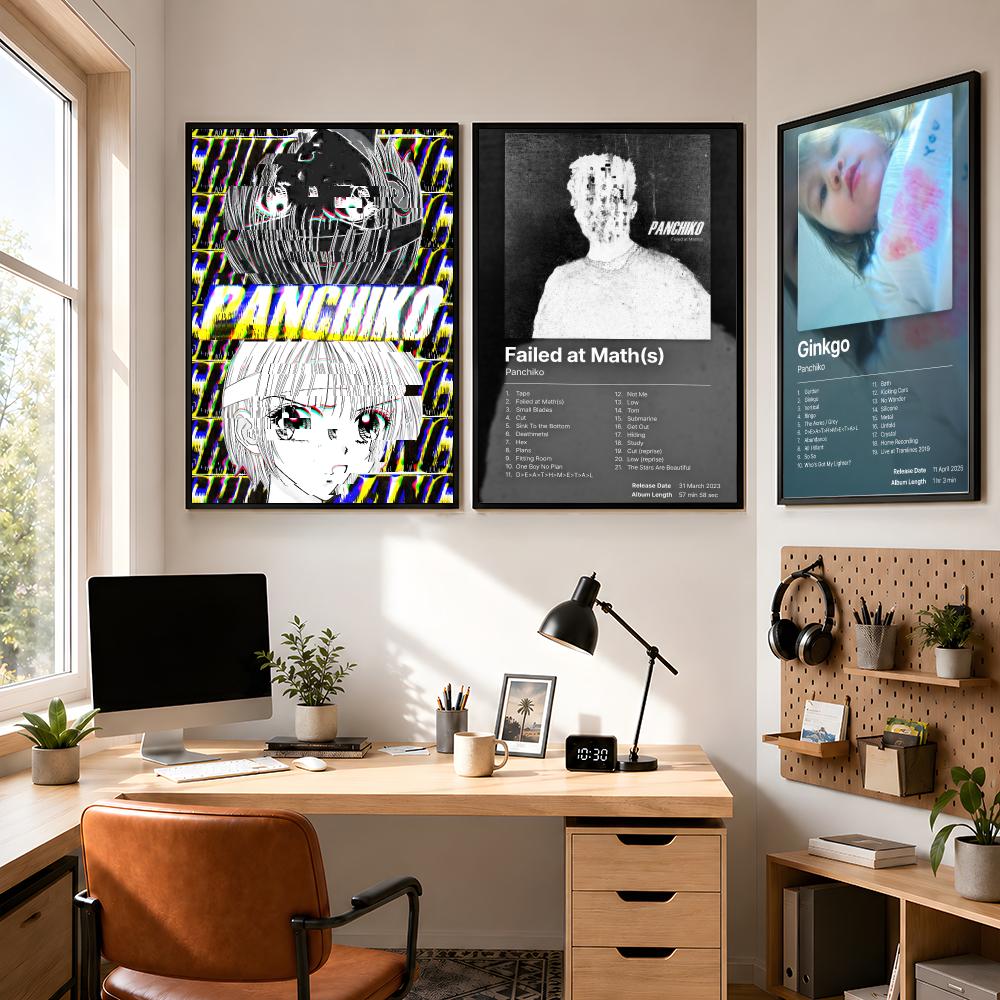 Pôster Band Panchiko Indie Roc - Musical Instrument Poster avaliação e preço