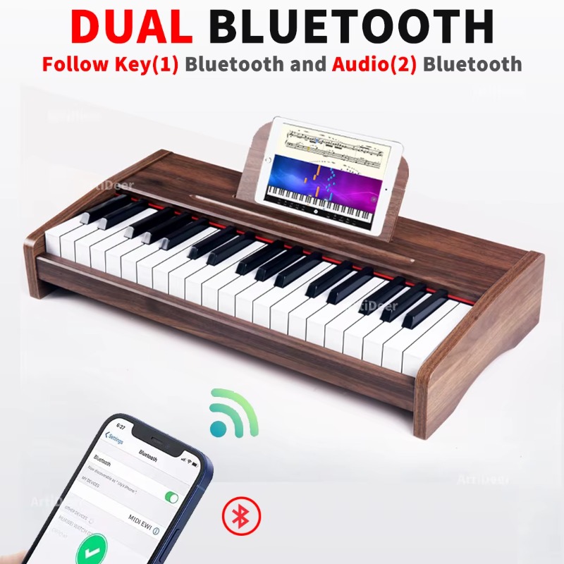 Piano infantil de madeira com  - Musical Instrument No Touch avaliação e preço