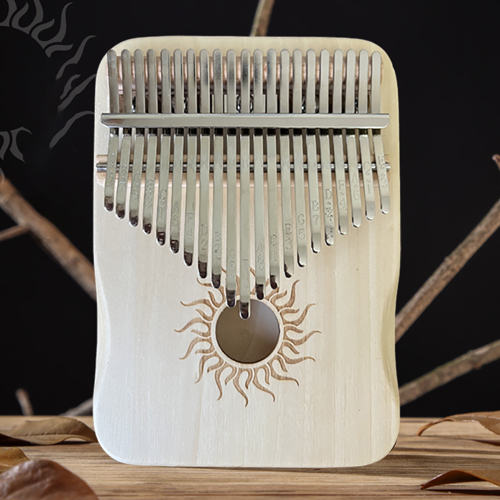 Hluru 17 teclas kalimba madeir - Musical Instrument Balalaika avaliação e preço