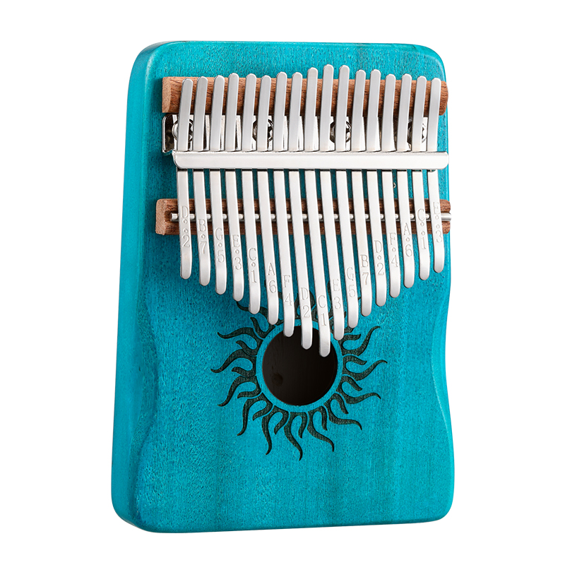 Hluru 17 teclas kalimba madeir - Musical Instrument Balalaika avaliação e preço