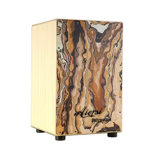Cajon de Madeira Colorido, Ins - Musical Instrument With Hand avaliação e preço